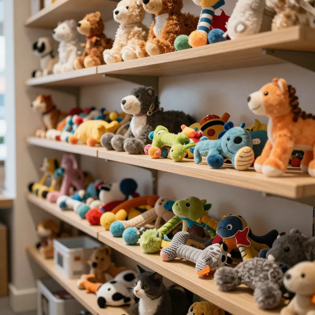 cozy toy arrangement