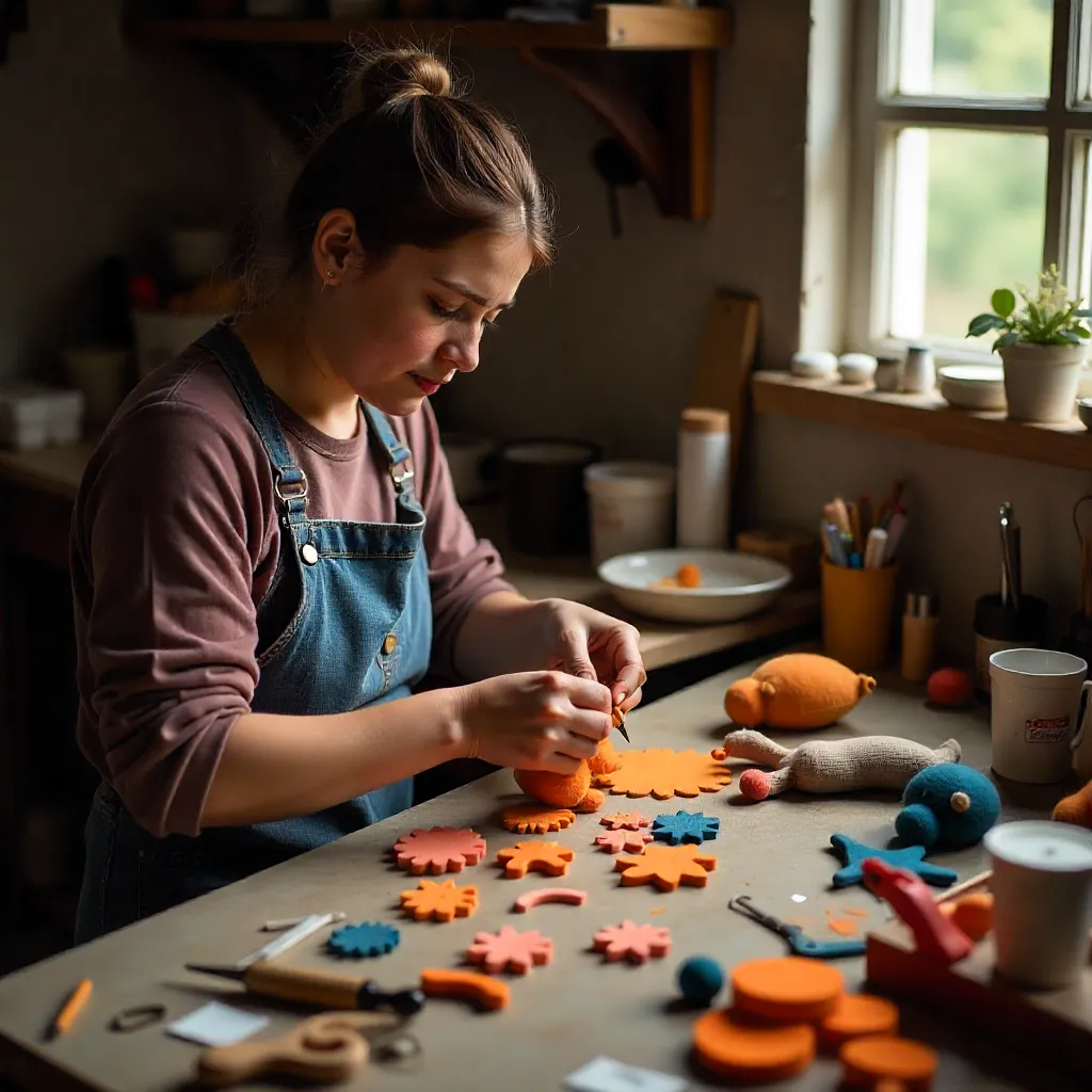 craft materials display